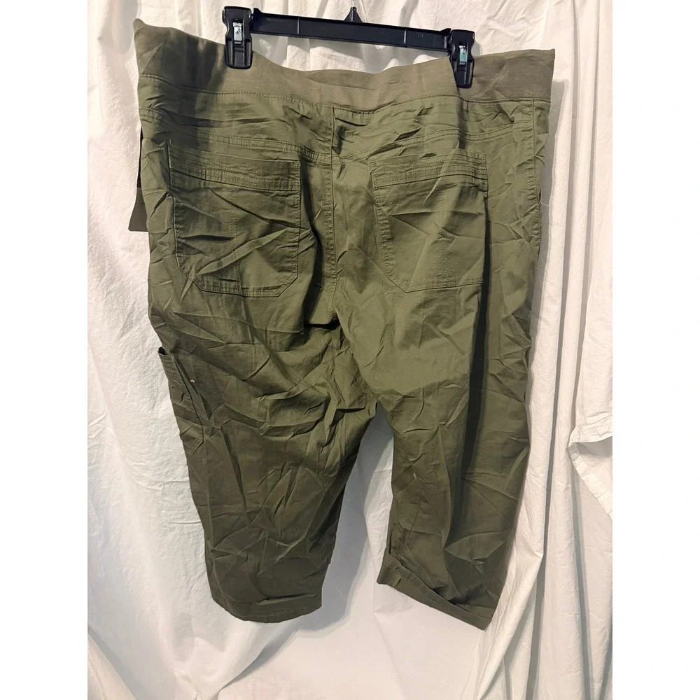 Lee Riders‎ Midrise Utility Skimmer Pants Lichen Green 20W M Flexible Waist